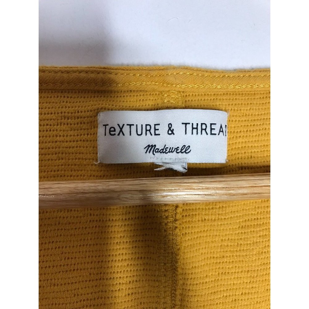 Madewell Texture & Thread Women’s Large Button Front Tie Tank Top Sleeveless - Picture 6 of 9